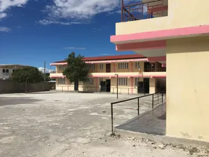 Both wings of the school