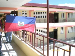 School viewed from the second floor