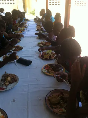 Feeding those displaced from their homes