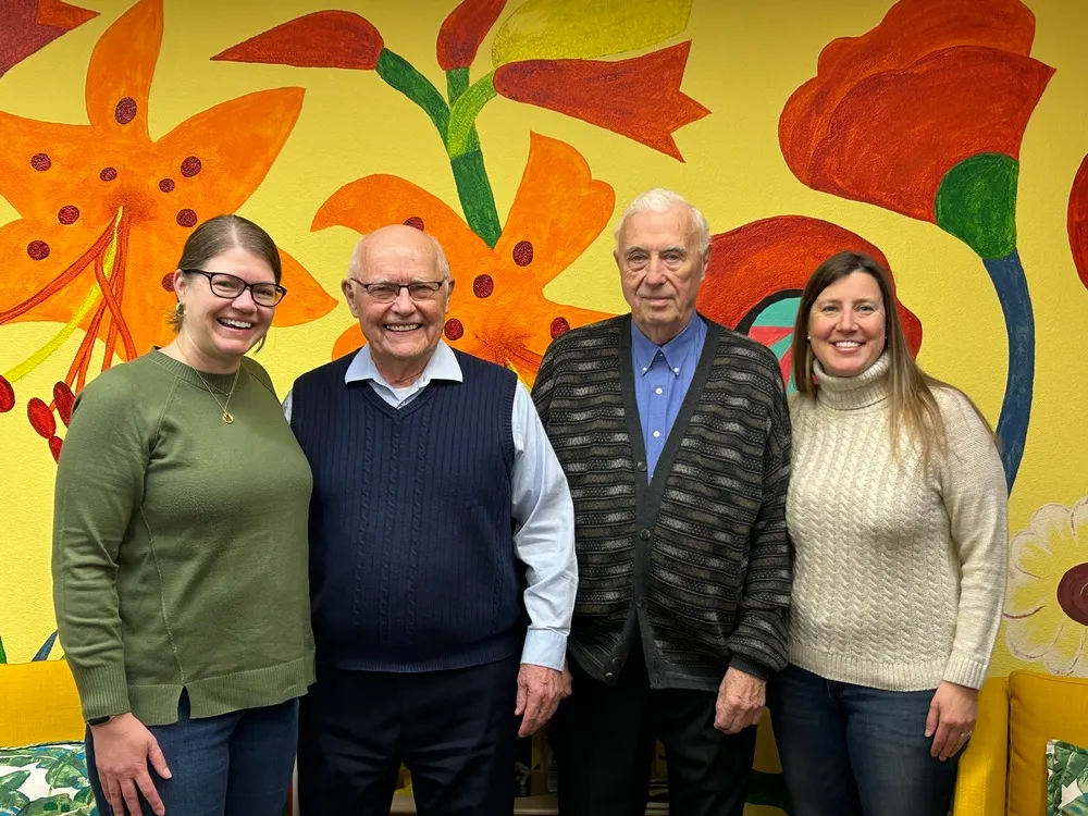 Left to right: Jeanette Juetten, Curt Larson, Pat O'Malley, Joy Richards
